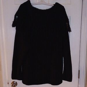 Forenza Black long turtleneck sweater